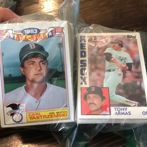 BOSTON RED SOX Assorted Baseball Cards ‘81-91